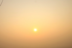 Sunrise from a bird's-eye view