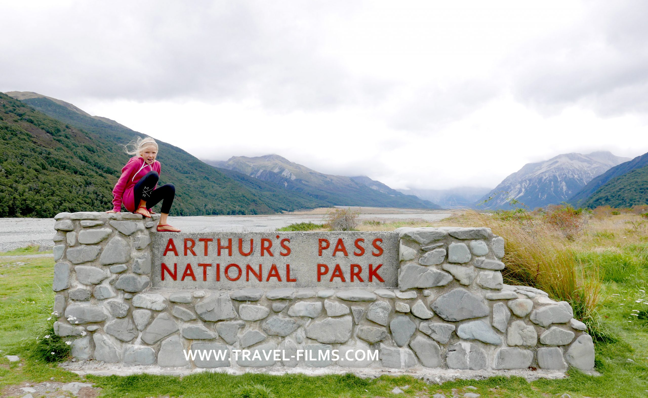 New Zealand Arthurs pass national park