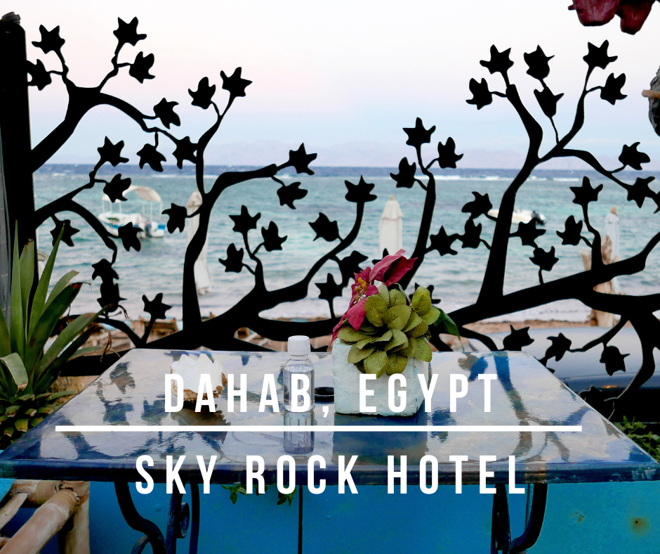 dahab egypt hotel red sea sky rock